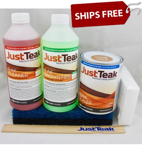 JustTeak™ Teak Sealer Small Restoration Kit
