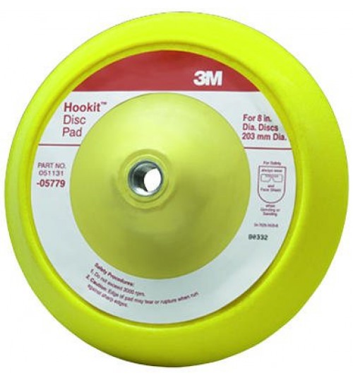3M Hookit Disc Pad, 05779, 8 in, 1 per case