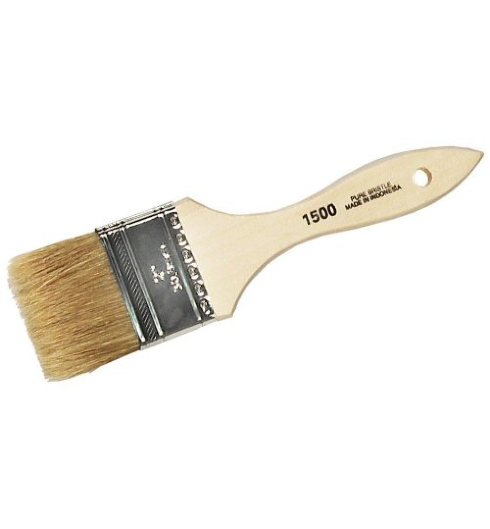 Pure Bristle Wood Handle Chip Paint Brush - 2 Inch