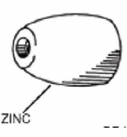 BB Propeller Nut Zinc