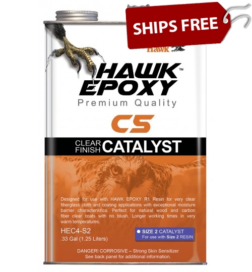Hawk Epoxy Clear Finish Catalyst, C5-S4, 10.4 Gal
