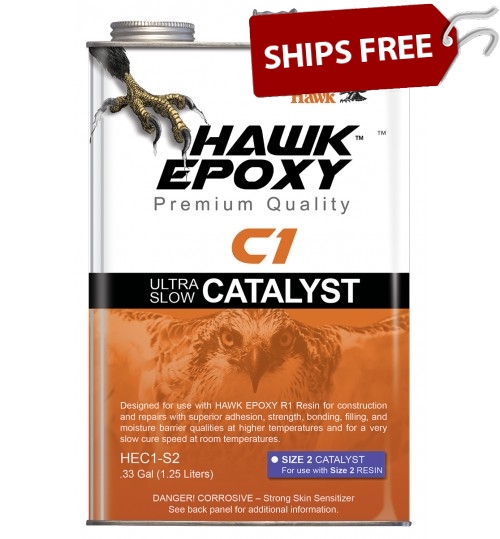 Hawk Epoxy Ultra Slow Catalyst, C1-S2, .33 Gal